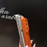 Étui de téléphone magnétique en cuir PU en gros pour Samsung S26 S24 S25 Ultra, compatible avec la recharge sans fil, protection intégrale de l'objectif, antichoc