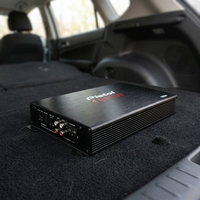 Amplificateur de voiture 4 canaux classe AB 1200W, 100W x 4 RMS, 4 ohms, stéréo, pleine gamme