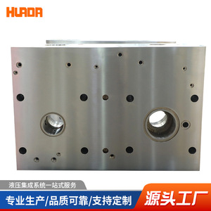Bloc de soupapes hydrauliques Huada C45, type injection, passage d'huile intégré pour machine de moulage sous pression - Product Image 5
