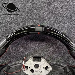 Volante de Cuero Vintage Mejorado, Compatible con Volkswagen MK5 MK6 MK7 7.5 MK8 GTI <span class=keywords><strong>GTD</strong></span> R <span class=keywords><strong>Golf7</strong></span> 7R Passat Polo GTI CC Tiguan - Product Image 3