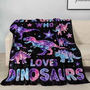 Manta <span class=keywords><strong>de</strong></span> Forro Polar con Estampado Digital <span class=keywords><strong>de</strong></span> Dinosaurios - Diseño <span class=keywords><strong>de</strong></span> Dibujos Animados Personalizado en Franela/Sherpa, Tamaño Personalizado para Regalo <span class=keywords><strong>de</strong></span> Habitación Infantil - Product Image 5