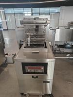 Freidora de Pollo de 8 Cabezas de Gran Capacidad y Alta Resistencia de Acero Inoxidable 304 para Cocina de Restaurante de Comida Rápida KFC