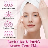 YECUCE Gel Exfoliant Purifiant 50g Marque Privée Nettoie les Pores Exfoliant Doux pour le Visage et le Corps