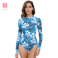 RUIYI 2024 personnalisé Sexy dos nu maillot de bain logo à manches longues Surfwear maillot de bain une pièce Fitness maillots de bain