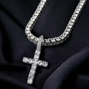 2024 бестселлер, модное ожерелье из нержавеющей стали в стиле хип-хоп, набор из двух предметов, геометрическая форма для женщин, ювелирные изделия