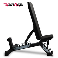 Banc de musculation multifonctionnel réglable et robuste avec logo personnalisé pour équipement de fitness
