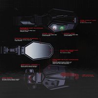 Harajuv — feux de miroir avec lumière LED, eclairage vert, conduite, clignotant jaune, feu arrière de vue arrière