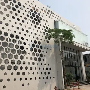 External Facade Wall Decorative Aluminum Perforated Wall Cladding Panel