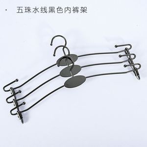 Cintres en métal doré antidérapants pour sous-vêtements, soutiens-gorge, pinces à linge, culottes – Organisateur de rangement pour armoire et séchoir à linge - Product Image 6