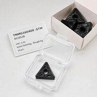 Plaquettes de tournage en carbure JiuzhouTimes TNMG160408-STM pour l'usinage de l'acier, revêtement CVD, 90 HRA, tournage brut, outils de coupe pour tour CNC