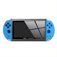 Console de jeu portable rétro X7 Plus, 10000 jeux, écran HD 4,5 pouces, double joystick, PSP GBA, vidéo portable, cadeaux, lecteur de jeux X7, 8 Go