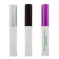 Flacon d'eyeliner magnétique de 5 ml avec bouchon en aluminium, contenant en plastique PETG, tube de gloss à lèvres, emballage pour colle à cils et sérum de croissance des cils