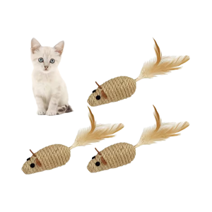 ของเล่นเชือกป่านสำหรับสุนัขและแมวเพื่อฝึกกันกัดและบรรเทาความเครียด - Product Image 3