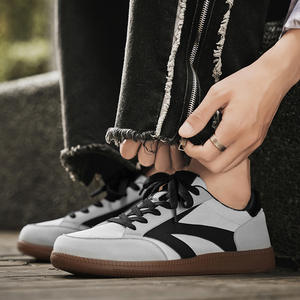 รองเท้าลำลองผู้ชาย Dexun สไตล์เรโทร หัวมน ผูกเชือก ผ้าใบ พื้นยาง ใส่ได้ทุกฤดู แฟชั่นทันสมัย เหมาะกับการเดิน - Product Image 3