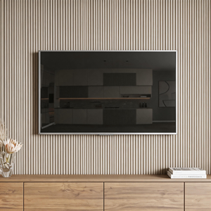 Mueble <span class=keywords><strong>de</strong></span> <span class=keywords><strong>TV</strong></span> Moderno con Ranuras, Estante con Pantalla LED, Mueble <span class=keywords><strong>Flotante</strong></span> <span class=keywords><strong>para</strong></span> Sala <span class=keywords><strong>de</strong></span> Estar, <span class=keywords><strong>para</strong></span> Televisores <span class=keywords><strong>de</strong></span> 65 Pulgadas - Product Image 5