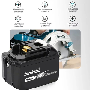 Batterie 18V, Batterie d'outil rechargeable Makita, 9000mAh, BL1890, Chargeur CR18, Durable et puissante, 18V 9.0Ah, Batterie Makita - Product Image 3
