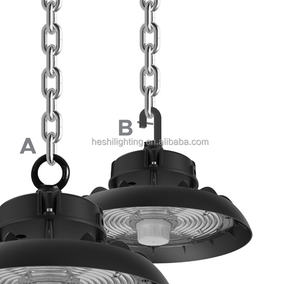 Potente Lampada Industriale Sospesa da 200W, Illuminazione High Bay 60 °   90 °   120 °   Lampada a Sospensione Rotonda UFO 85-265v Ampio Voltaggio con Impermeabilità IP66 - Product Image 3