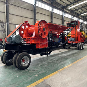 Innovatives Design PE400X600 Mobiler Backenbrecher mit Zweistufiger Gesteinszerkleinerung Basalt Granit Backenbrecher - Product Image 1