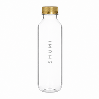 Bouteille de boisson rectangulaire personnalisée en PLA biodégradable avec couvercle en aluminium – Vaisselle écologique pour café froid, soda, jus, et boissons glacées