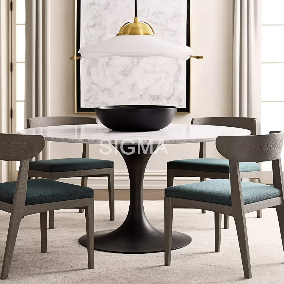 Round Dining Chairs Rh Modern Dining Tables Sigma Home Rectangular