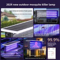 Lampe Solaire Anti-Moustiques et Insectes, Destructeur de Mouches LED Extérieur Étanche à Brancher, Induction, Indice IP66, pour Fermes et Jardins, Vente en Gros