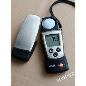Testo 540 Luxmètre de poche à affichage numérique avec étui, occasion - Product Image 1