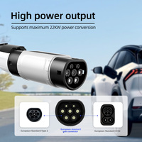 Adaptor Pengisi Daya EV GB/T ke Tipe 2, Promo! Ringkas dan Portabel, Hemat Tempat Penyimpanan untuk Mobil EV Tipe 2