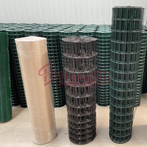 1 "x1/2" רשת תיל מרותכת סידור/אבקת חוט מצופה רשת עבור גדר שועל - Product Image 4