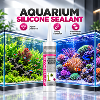Scellant silicone SINOLINK pour aquarium, 300 ml, adhésif transparent pour verre, pour aquarium d'eau douce et d'eau salée, construction, fabricant OEM