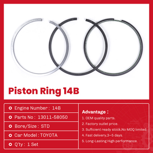 Engine <strong>PISTON</strong> <strong>RING</strong> 14B 13011-58050 13011-58070 13011-58072 <strong>Piston</strong> <strong>Ring</strong> Set for toyota - Product Image 4