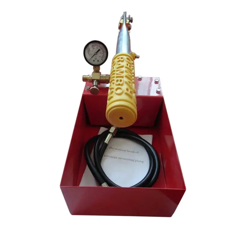 Pompe di misurazione della pressione di qualità strumenti idraulici manuali pompa di prova della pressione manuale della conduttura del banco