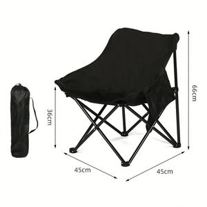Ultra-Light Metal Camping for Outdoor Sports Portable Storage Beach Fishing <b>Stool</b> Moon Chair Comfortable Leisure Features - Product Image 2