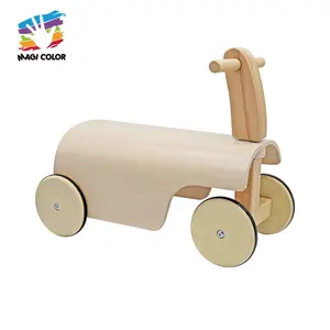 Top Mode 4 Roda Mobil Mainan Kayu Naik Mobil untuk Anak-anak W16B018