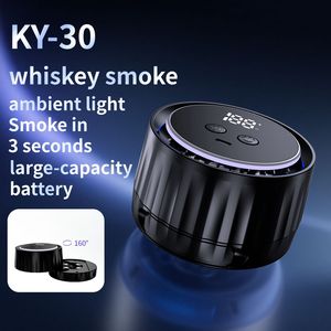 Kit fumeur électrique pour whisky avec 6 saveurs de <span class=keywords><strong>copeaux</strong></span> de bois, infuseur de fumée pour cocktails et boissons - Product Image 5