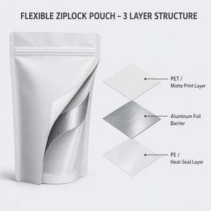 Sacchetto in Plastica Trasparente Personalizzato con Cerniera Richiudibile per <span class=keywords><strong>Boxer</strong></span> da Uomo, Produzione OEM - Product Image 5