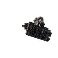 Siap Kirim Kabel Daya Hongjixin PH4.2mm 8Pin ke ATX 6Pin Tembaga 18AWG Bersertifikasi UL1007 10cm