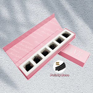 Éventails de Cils Préfaits Abonnie à Tige Longue ou Courte, Thermo-Soudés, Base Étroite, Pointue et Large, 20D, Plateau d'Extensions de Cils en Vrac - Product Image 5