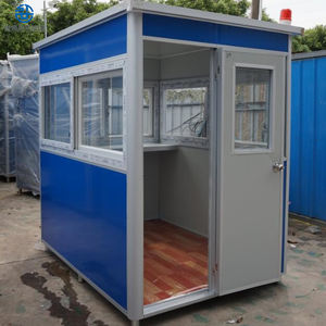 Quiosco de seguridad portátil para exteriores, caseta moderna personalizada de instalación fácil y rápida, venta al por mayor - Product Image 4