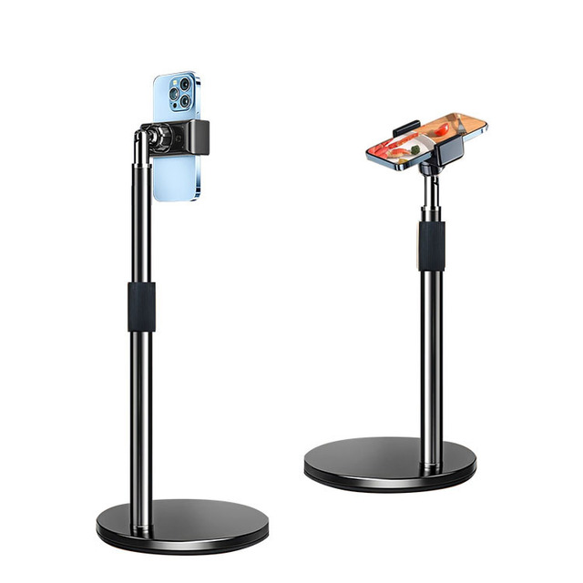 Professional Adjustable Desk Tripod Stand for Phone and Tablet Live Broadcast Lifting Metal Bracket Photography Stands Holder