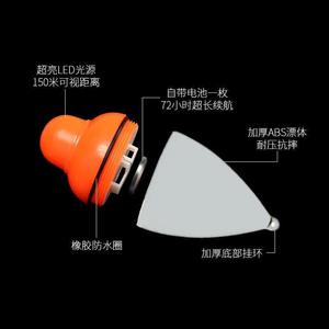 ทุ่นลอยน้ำ Ghost Claw Big Belly Luminous Float 40g 50g 60g 80g  แบบพลาสติก สำหรับตกปลาในทะเลสาบ - Product Image 2