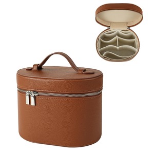 Bolsa de <span class=keywords><strong>Maquillaje</strong></span> de Viaje, Organizador de Brochas Cosméticas, Estuche para Mujer, Organizador de Artículos de Aseo de Cuero PU para Dama - Product Image 6