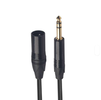 Nouveau câble audio professionnel en gros, XLR femelle, blindage tressé durable, adapté au son en direct