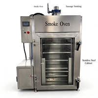 Four à fumage commercial, machine à fumer la viande en acier inoxydable, four à fumer automatique pour saucisses, bacon et poisson pour la transformation alimentaire