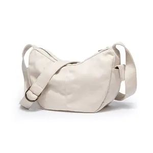 Bolso de lona de moda coreana para mujer, bandolera de estilo japonés y coreano, 2023