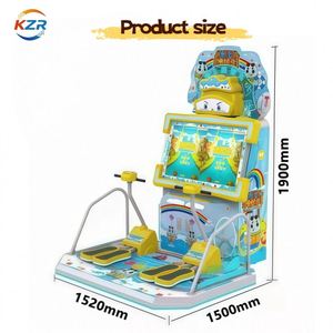 Équipement de divertissement vidéo intérieur - Console de jeu de simulation de surf aquatique et de skateboard aquatique pour deux joueurs - Product Image 5