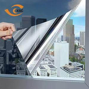 Film de protection solaire unidirectionnel anti-reflet pour vitres de bâtiment, contrôle solaire, rejet de chaleur, <span class=keywords><strong>effet</strong></span> <span class=keywords><strong>miroir</strong></span>, <span class=keywords><strong>autocollant</strong></span> pour bureau - Product Image 3
