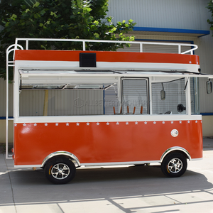 Kiosco de cocina de comida rápida para caravana retro personalizado para catering al aire libre, concesión de coche, camión de comida, remolque, helado, panadería - Product Image 4