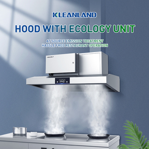เครื่องดูดควันครัวเชิงพาณิชย์ KLEAN รุ่นใหม่ ทันสมัย โครงสร้างสแตนเลส ประสิทธิภาพการกรอง 98% ใช้งานได้หลากหลายสไตล์ร้านอาหาร - Product Image 6