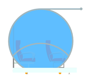 Banquillos Portátiles de Lujo de 2 Filas para Fútbol, Bancos de Reserva para Equipos de Fútbol con Asientos <span class=keywords><strong>VIP</strong></span> SPY-<span class=keywords><strong>VIP</strong></span> - Product Image 5