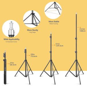 Foto zubehör <span class=keywords><strong>Softbox</strong></span> 50*70 cm mit 2,1 m Stativ ständer LED Corn Bulb Lighting Faltbare <span class=keywords><strong>Softbox</strong></span> für Fotografie - Product Image 4